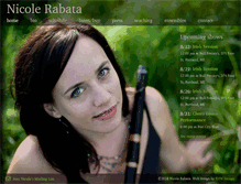 Tablet Screenshot of nicolerabata.com